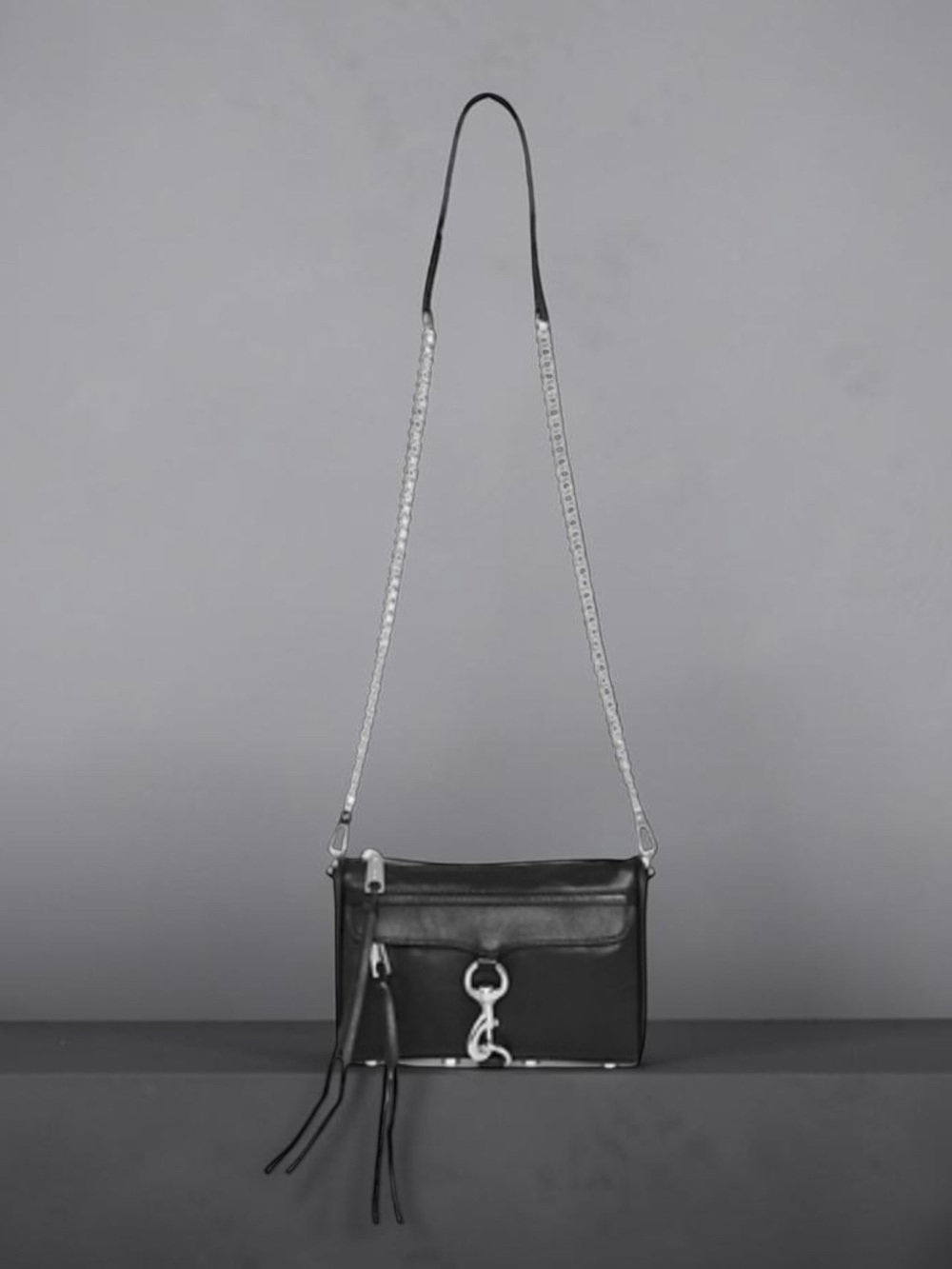 Rebecca Minkoff Black 100% leather Mini M.A.C. Bag
